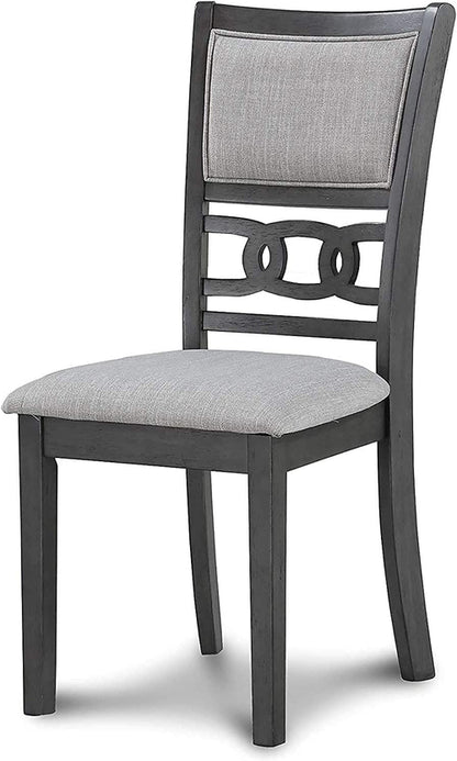 Gray Round Dining Table And Chairs 5 Piece Dining Room Set