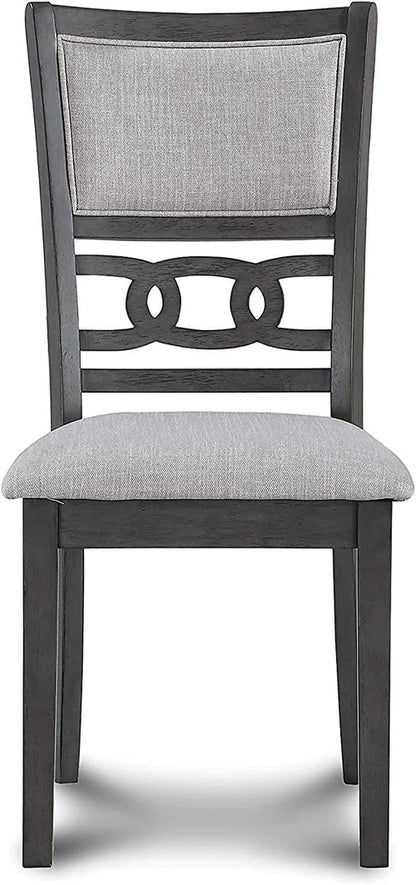 Gray Round Dining Table And Chairs 5 Piece Dining Room Set