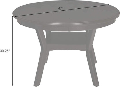 Gray Round Dining Table And Chairs 5 Piece Dining Room Set