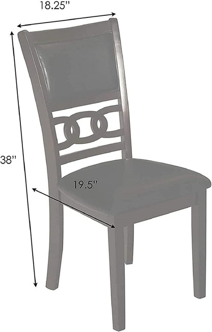 Gray Round Dining Table And Chairs 5 Piece Dining Room Set